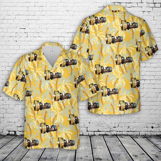 General Electric TF34 Hawaiian Shirt