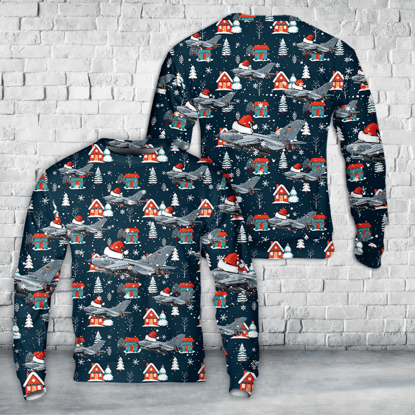 German Air Force Panavia Tornado ECR AOP Christmas Sweater