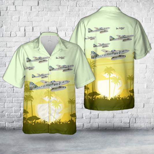 German Air force Texas Airplane Factory Me-262A/B-1C Hawaiian Shirt