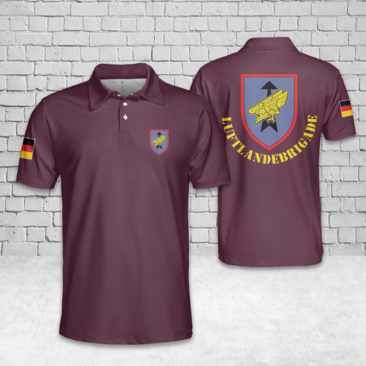 German Army 26th (Saarland) Airborne Brigade Polo Shirt