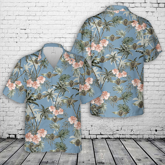 German Army Airborne Jump Parachutist Paratrooper Hawaiian Shirt