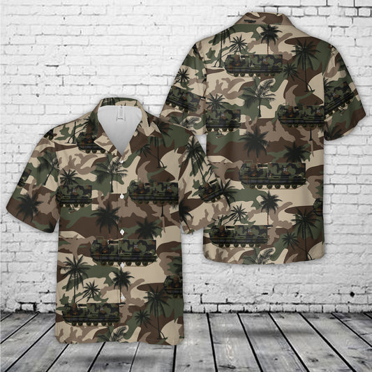 German Army Bundeswehr M270 MARS Hawaiian Shirt