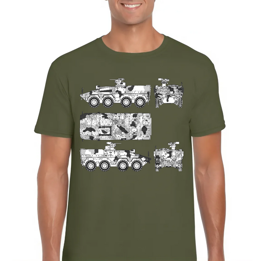German Army GTK Boxer GTFz Classic Unisex T-Shirt Gildan 6400 (Made In EU)