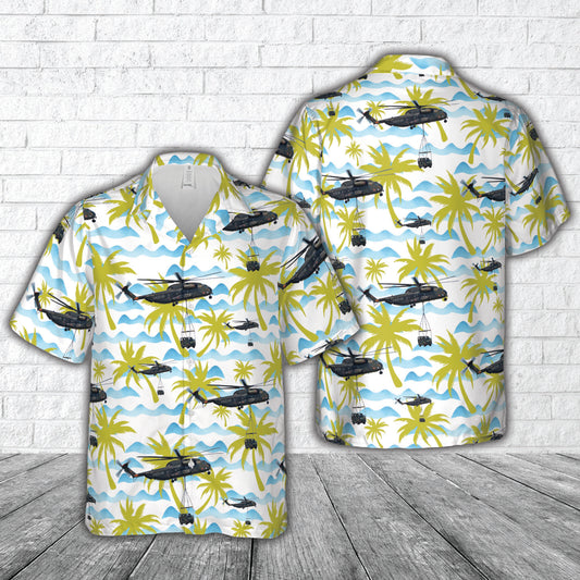 German Army Sikorsky CH-53G Hawaiian Shirt