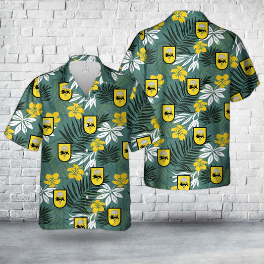 German Bundeswehr Fallschirmjägerbataillon 271 (FschJgBtl 271) Hawaiian Shirt