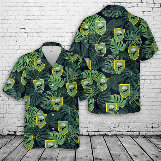 German Bundeswehr Fallschirmjägerbataillon 272 (FschJgBtl 272) Hawaiian Shirt