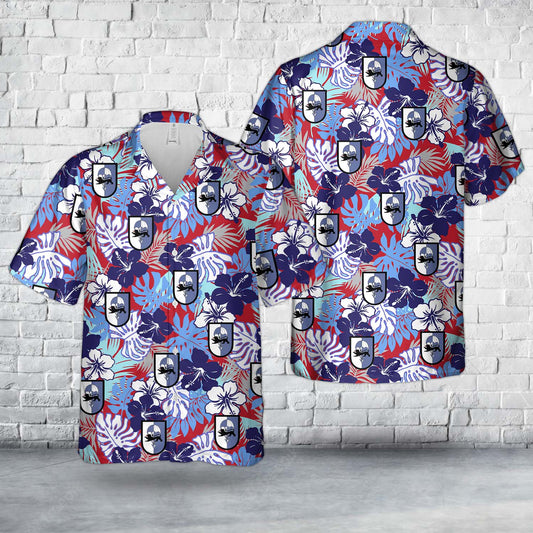 German Bundeswehr Fallschirmjagerbataillon 313 (FschJgBtl 313) Hawaiian Shirt