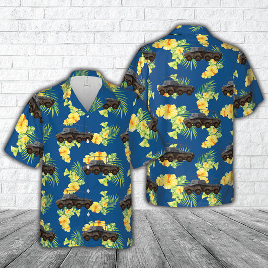 German Bundeswehr Sd.Kfz.263, 2nd Division 'das Reich', Eastern Front, 1941 Hawaiian Shirt