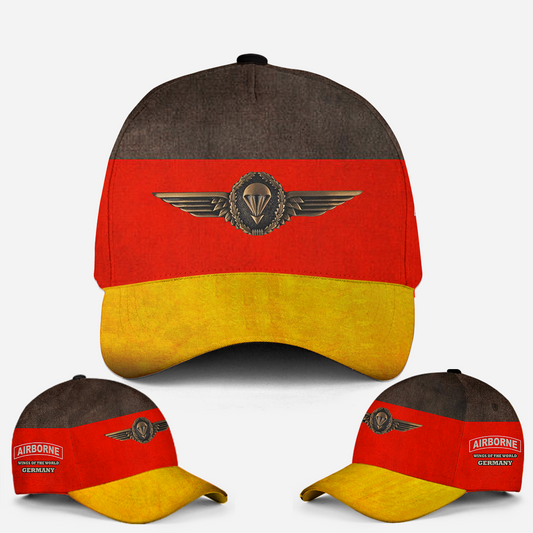 German Military Parachutist Badge (German Airborne Wings) Baseball Cap
