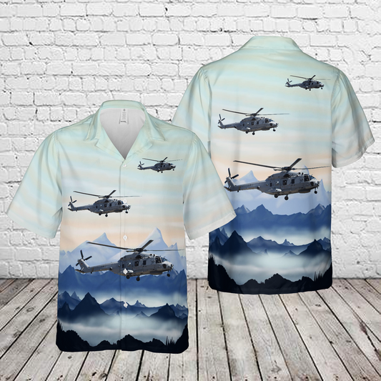 German Navy NH90 Sea Lion 79+52 Hawaiian Shirt