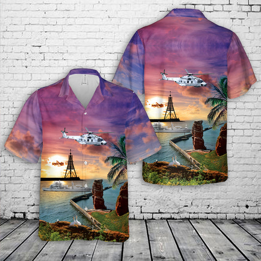 German Navy NH90 Sea Lion Hawaiian Shirt