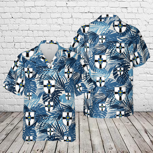 German Navy Naval Aviation Command Marinefliegerkommando Hawaiian Shirt