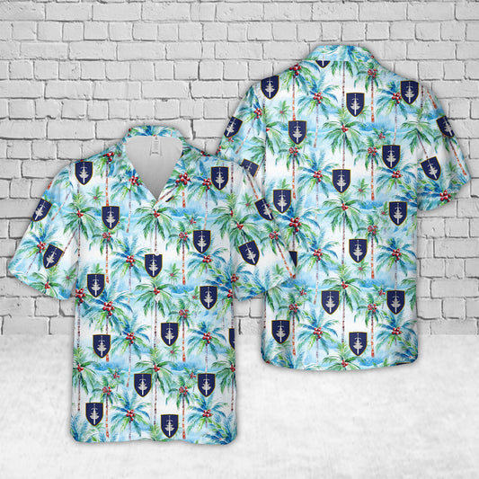 German Navy Sea Battalion Boarding Company Wappen der Bordeinsatzkompanie 1 Hawaiian Shirt