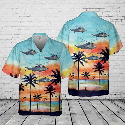German Navy Westland Sea King Mk.41 Pocket Hawaiian Shirt