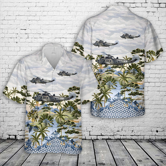 German Navy Westland WS-61 Sea King Mk41 Hawaiian Shirt