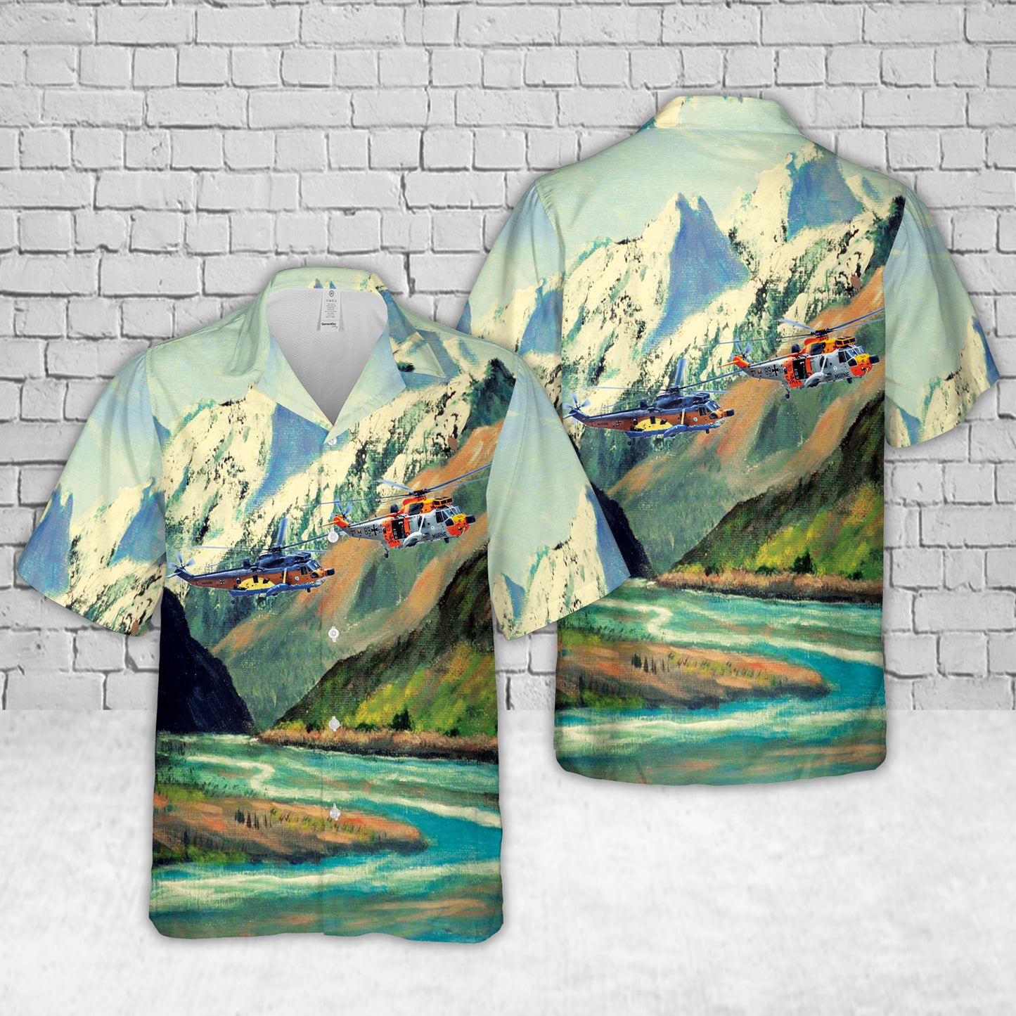 German Navy Westland WS-61 Sea King Mk41 Hawaiian Shirt