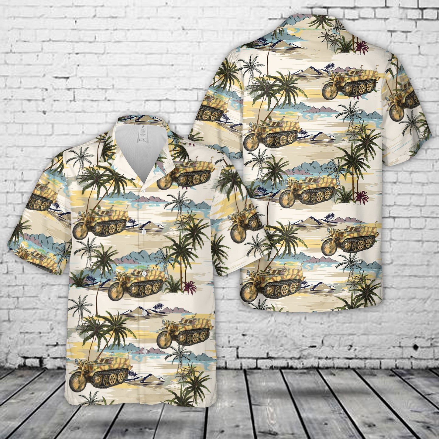German Sd.Kfz. 2 Kettenkraftrad Typ HK 101 Hawaiian Shirt