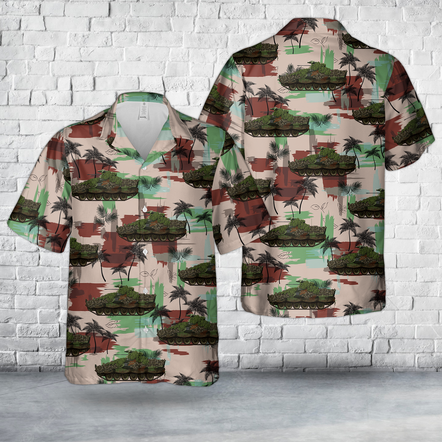 Germany Bundeswehr Marder 1A3 with MILAN Hawaiian Shirt
