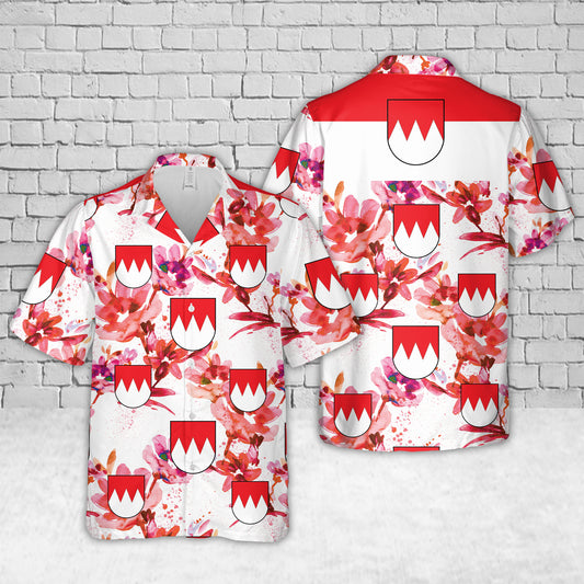 Germany Franconia Flag Hawaiian Shirt