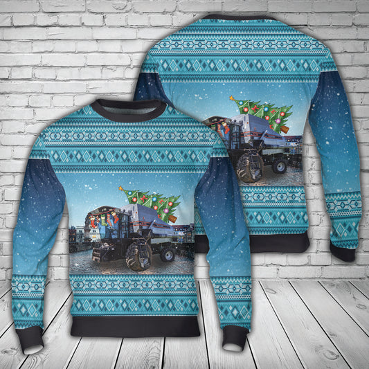 Gleaner Combine Christmas Sweater