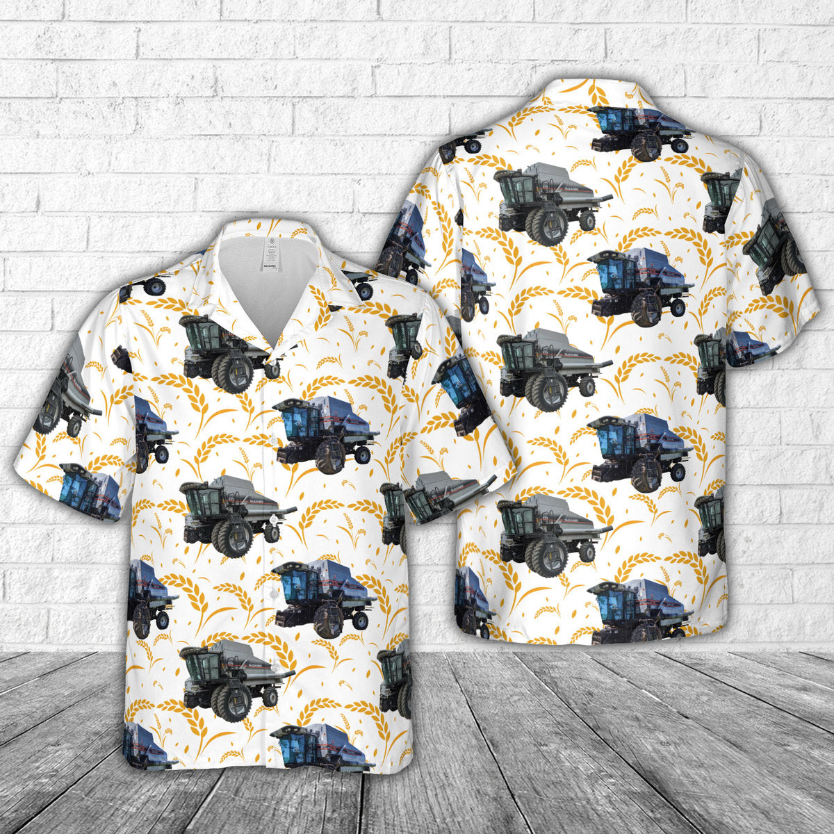 Gleaner Combine Hawaiian Shirt