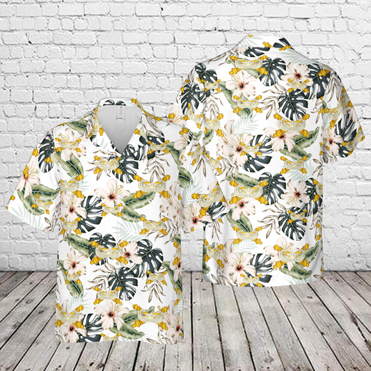 Glider Badge Artillery Branch Artillery Glider Hawaiian Shirt