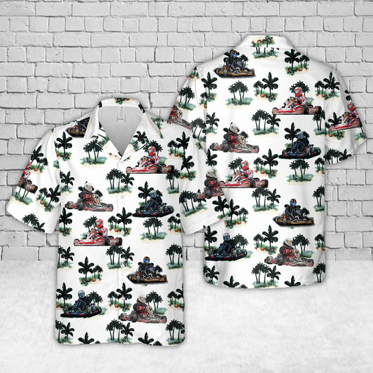 Go Kart Karting Racing Hawaiian Shirt