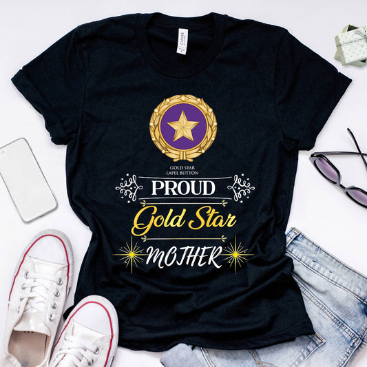 Gold Star Mother's Day Women's T-shirt Gildan 5000L (Made In US)