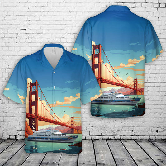 Golden Gate Ferry M.S. Marin Hawaiian Shirt