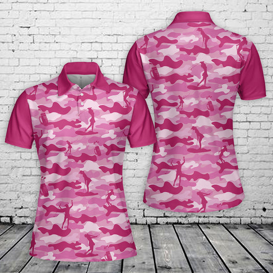 Golf Pink Women's Polo Shirt