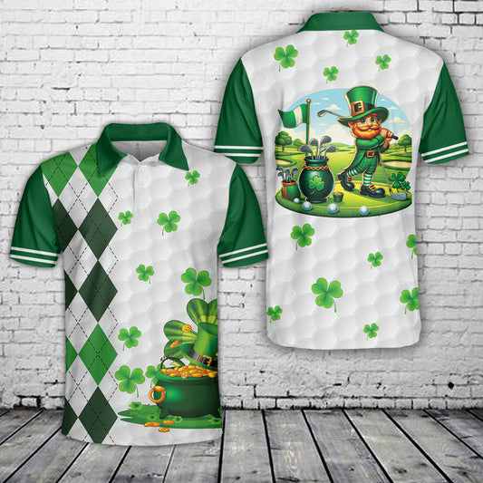 Golf St Patrick's Day Polo Shirt