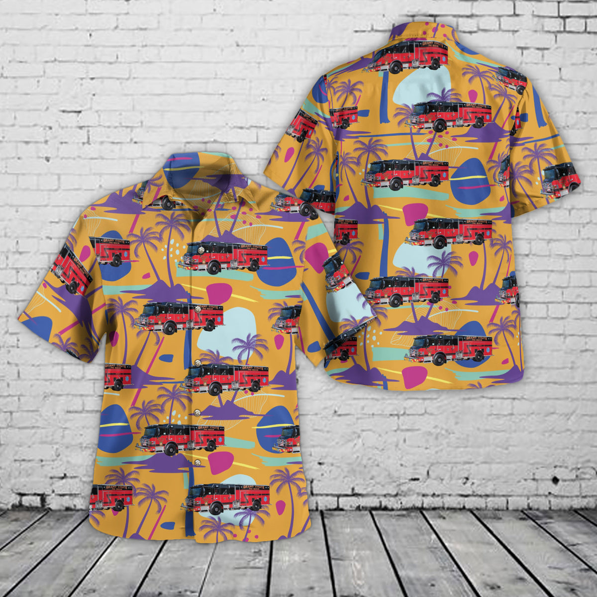 Grand Chute, Wisconsin, Grand Chute Fire Department Hawaiian Shirt