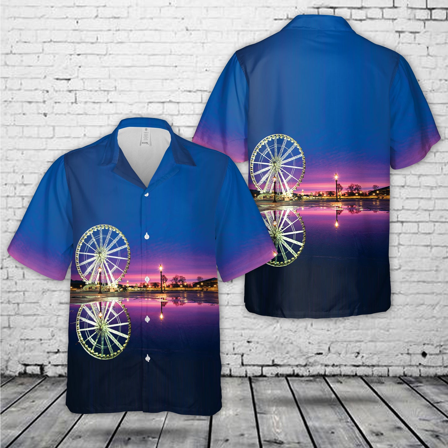 Grande Roue de Paris Ferris wheel Hawaiian Shirt