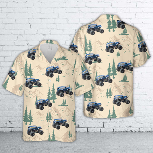 Grave Digger (monster truck) Hawaiian Shirt