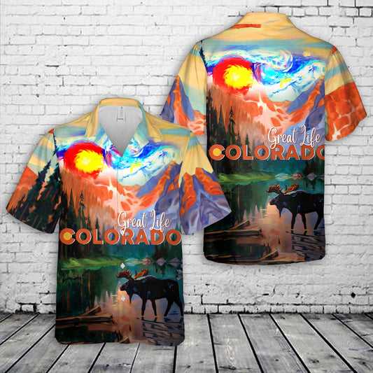 Great Life Colorado Hawaiian Shirt