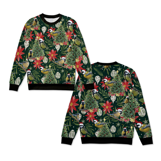 Great Tit Bird Knitted Sweater