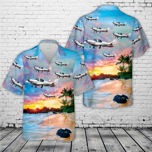 Grob G-120TP Prefect T1 Qinetiq Empire Test Pilots School Hawaiian Shirt