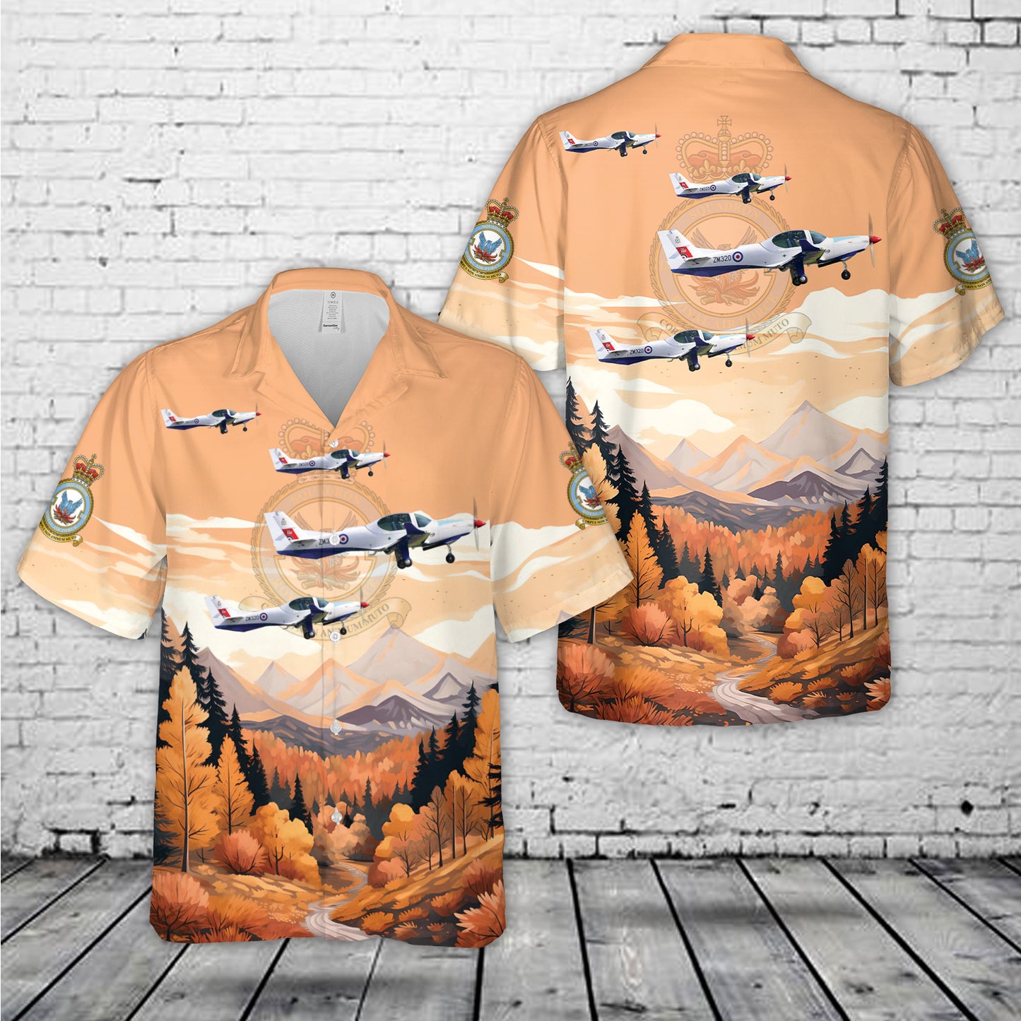 Grob G 120TP 'Prefect' T1 - 57 squadron - RAF Hawaiian Shirt