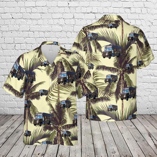 Grumman Olson UPS truck Hawaiian Shirt