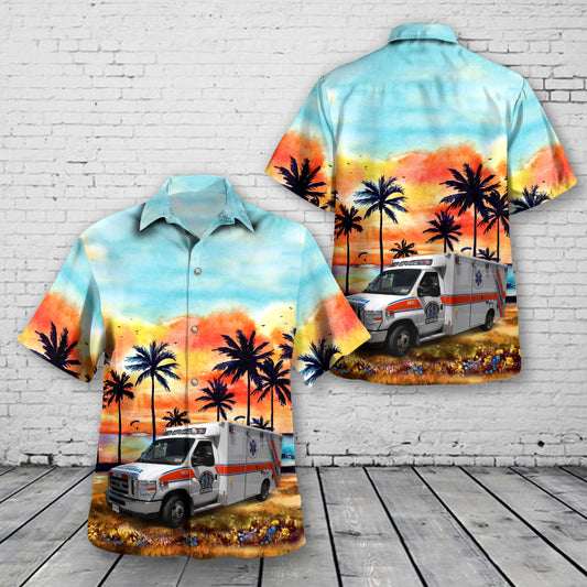Guelph, Ontario, Canada,  Guelph - Wellington EMS Hawaiian Shirt