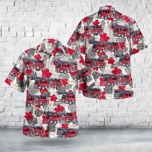 Gulf Shores, Alabama, Gulf Shores Fire Rescue Hawaiian Shirt
