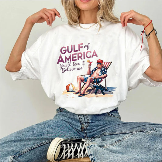 Gulf of America Classic Unisex T-Shirt Gildan 5000 (Made In US)