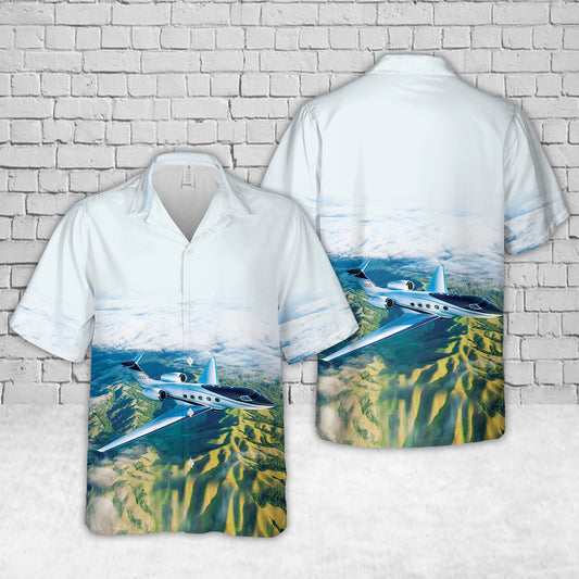 Gulfstream G400 Hawaiian Shirt