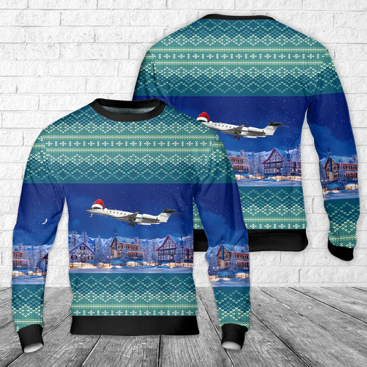 Gulfstream G700 AOP Christmas Ugly Sweater