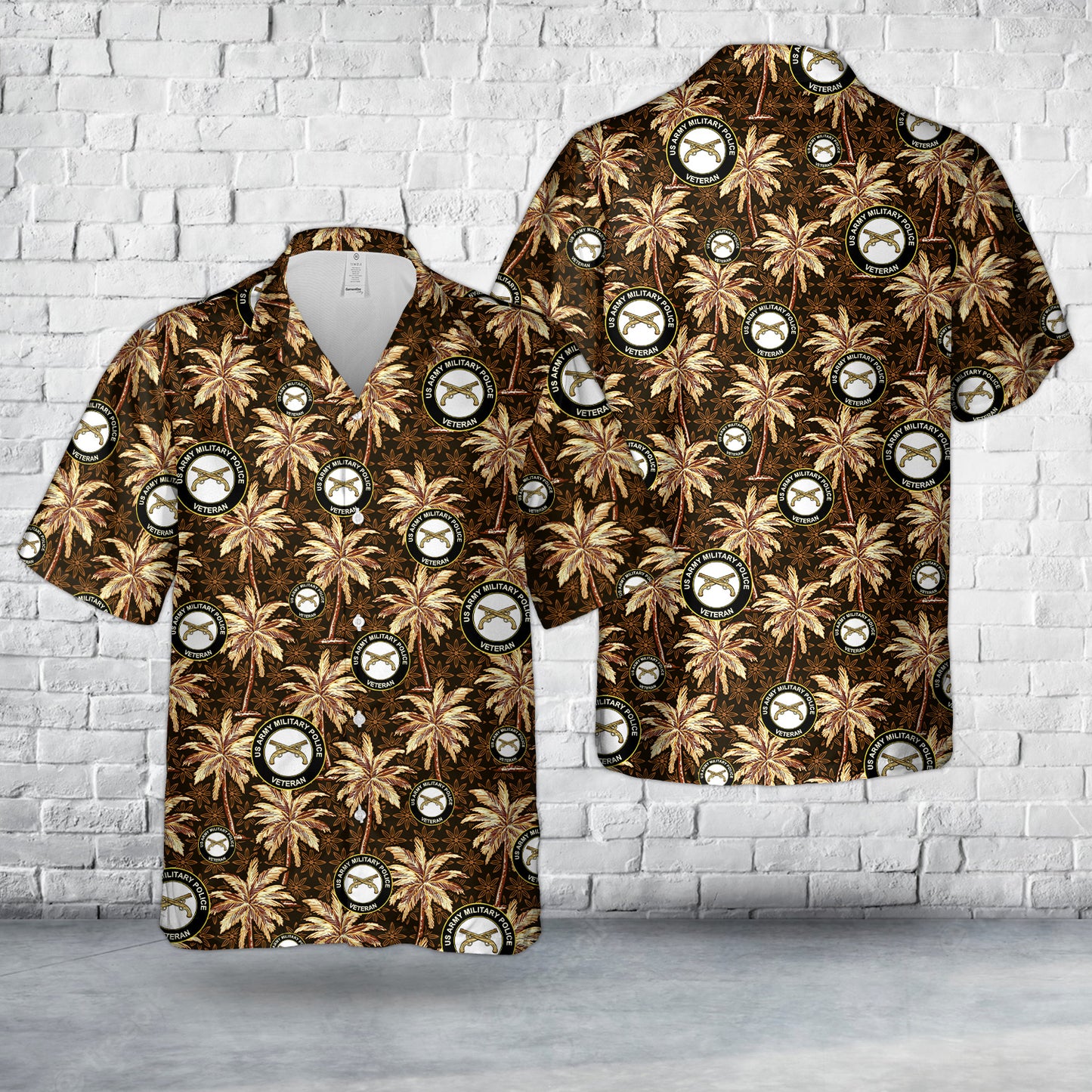 US Army Veteran Military Police Hawaiian Shirt