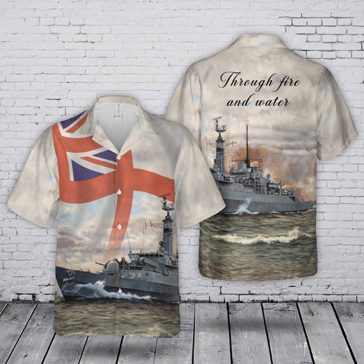 HMS Ardent (F184) Royal Navy Hawaiian Shirt
