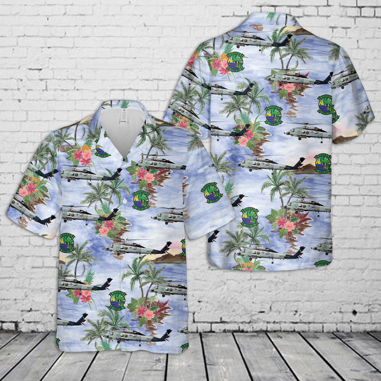 HSL-48 Vipers SH-60B Hawaiian Shirt