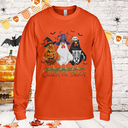 Halloween Chicken Long Sleeve T-shirt