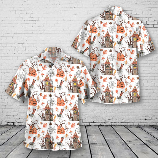 Halloween Pattern 2 Hawaiian Shirt