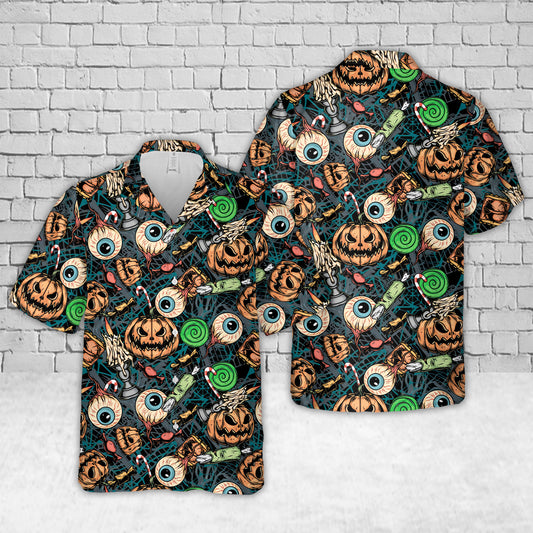 Halloween Pattern 4 Hawaiian Shirt